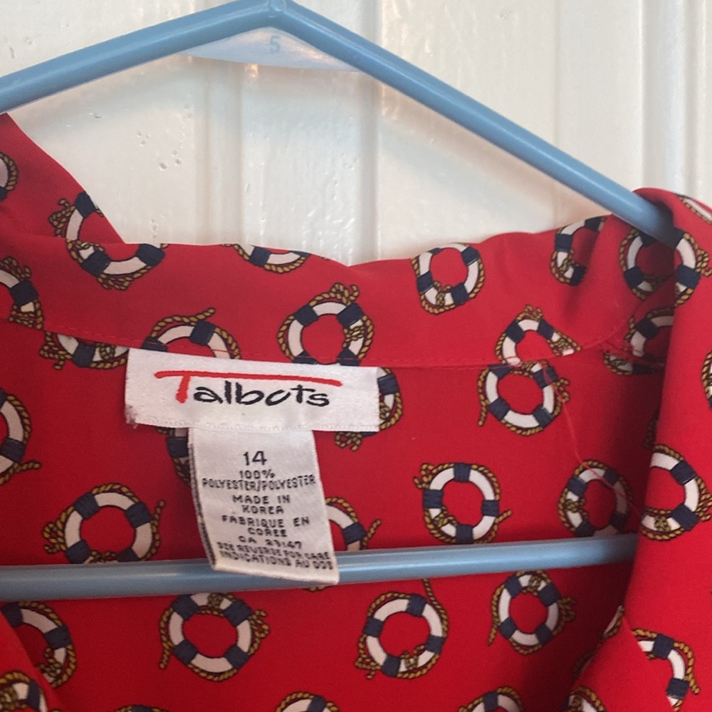 Talbots Nautical Dress - Picture 2 of 4